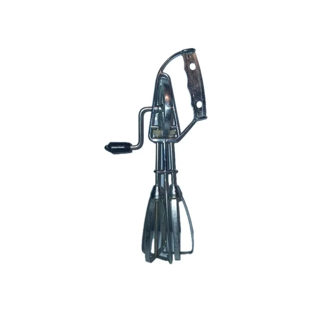 Maynard‎ 456 -1 Hand Held Egg Beater Mixer Black Handle Manual Mixer Vintage